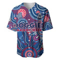Personalised Bulldogs NAIDOC Week 2024 Baseball Jersey Aussie Aboriginal Art