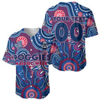 Personalised Bulldogs NAIDOC Week 2024 Baseball Jersey Aussie Aboriginal Art