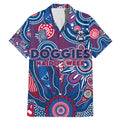 Personalised Bulldogs NAIDOC Week 2024 Family Matching Mermaid Dress and Hawaiian Shirt Aussie Aboriginal Art