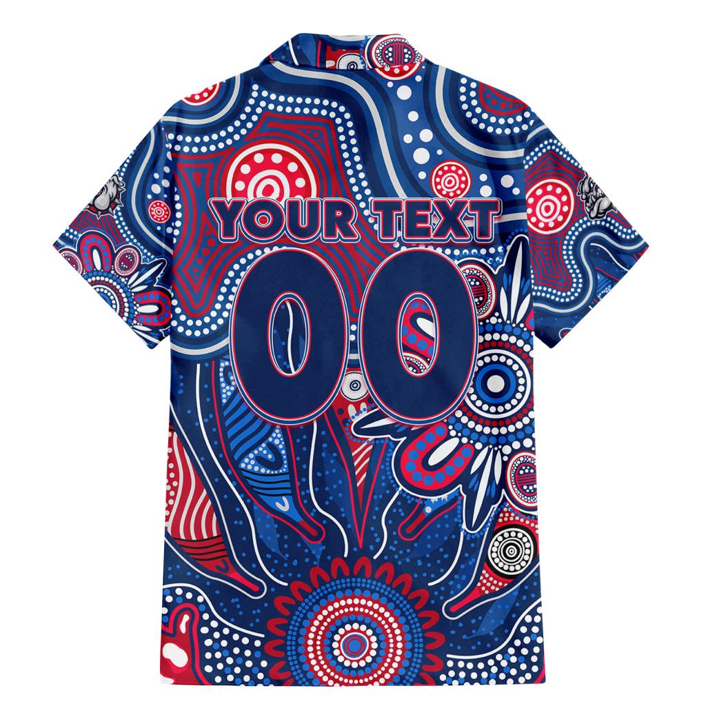 Personalised Bulldogs NAIDOC Week 2024 Family Matching Mermaid Dress and Hawaiian Shirt Aussie Aboriginal Art