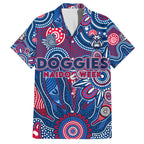 Personalised Bulldogs NAIDOC Week 2024 Hawaiian Shirt Aussie Aboriginal Art