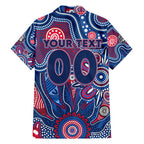 Personalised Bulldogs NAIDOC Week 2024 Hawaiian Shirt Aussie Aboriginal Art