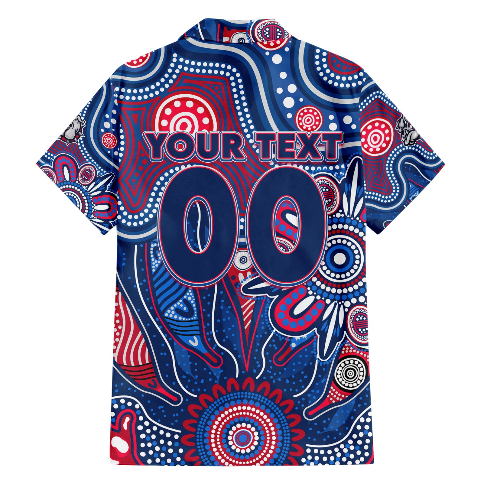 Personalised Bulldogs NAIDOC Week 2024 Hawaiian Shirt Aussie Aboriginal Art