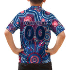 Personalised Bulldogs NAIDOC Week 2024 Hawaiian Shirt Aussie Aboriginal Art