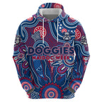 Personalised Bulldogs NAIDOC Week 2024 Hoodie Aussie Aboriginal Art