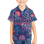Personalised Bulldogs NAIDOC Week 2024 Kid Hawaiian Shirt Aussie Aboriginal Art