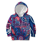 Personalised Bulldogs NAIDOC Week 2024 Kid Hoodie Aussie Aboriginal Art