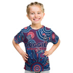 Personalised Bulldogs NAIDOC Week 2024 Kid T Shirt Aussie Aboriginal Art