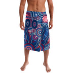 Personalised Bulldogs NAIDOC Week 2024 Lavalava Aussie Aboriginal Art