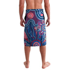 Personalised Bulldogs NAIDOC Week 2024 Lavalava Aussie Aboriginal Art