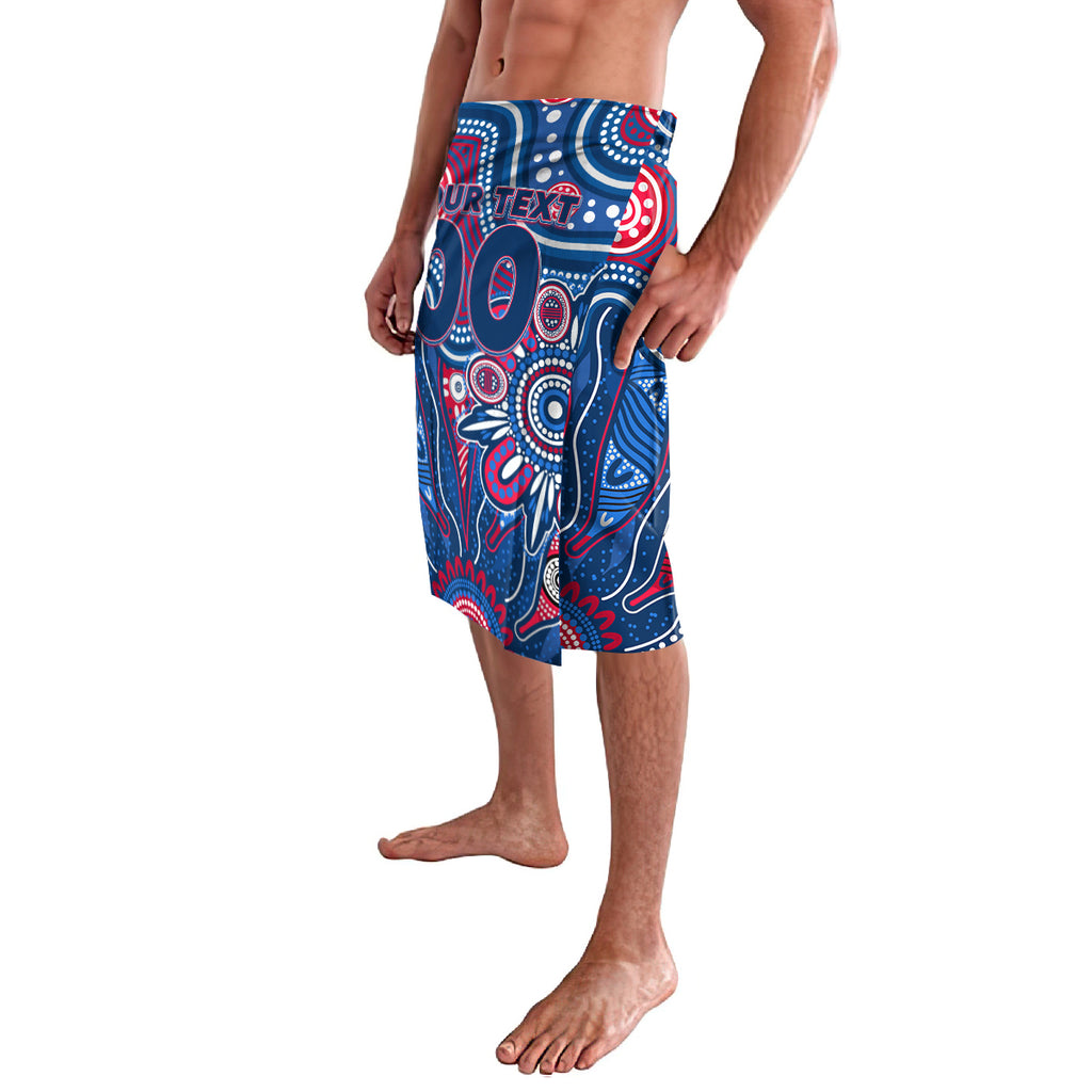 Personalised Bulldogs NAIDOC Week 2024 Lavalava Aussie Aboriginal Art