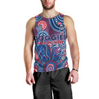 Personalised Bulldogs NAIDOC Week 2024 Men Tank Top Aussie Aboriginal Art