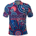 Personalised Bulldogs NAIDOC Week 2024 Polo Shirt Aussie Aboriginal Art