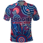 Personalised Bulldogs NAIDOC Week 2024 Polo Shirt Aussie Aboriginal Art