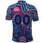 Personalised Bulldogs NAIDOC Week 2024 Polo Shirt Aussie Aboriginal Art