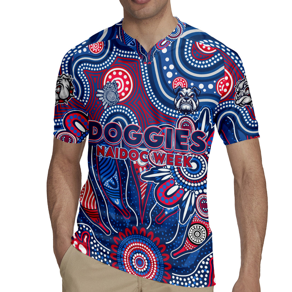 Personalised Bulldogs NAIDOC Week 2024 Rugby Jersey Aussie Aboriginal Art