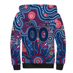 Personalised Bulldogs NAIDOC Week 2024 Sherpa Hoodie Aussie Aboriginal Art