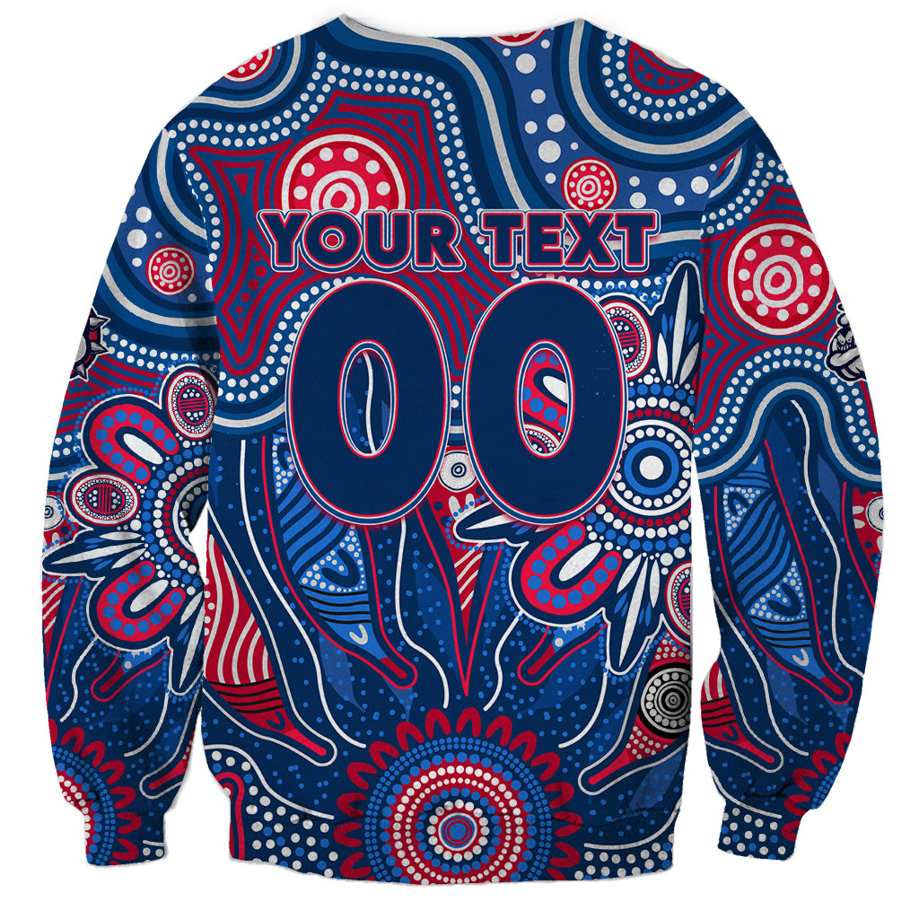 Personalised Bulldogs NAIDOC Week 2024 Sweatshirt Aussie Aboriginal Art