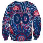 Personalised Bulldogs NAIDOC Week 2024 Sweatshirt Aussie Aboriginal Art