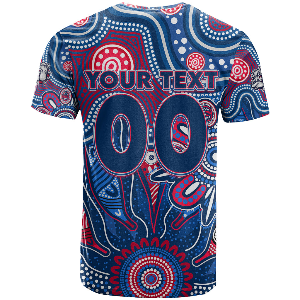 Personalised Bulldogs NAIDOC Week 2024 T Shirt Aussie Aboriginal Art
