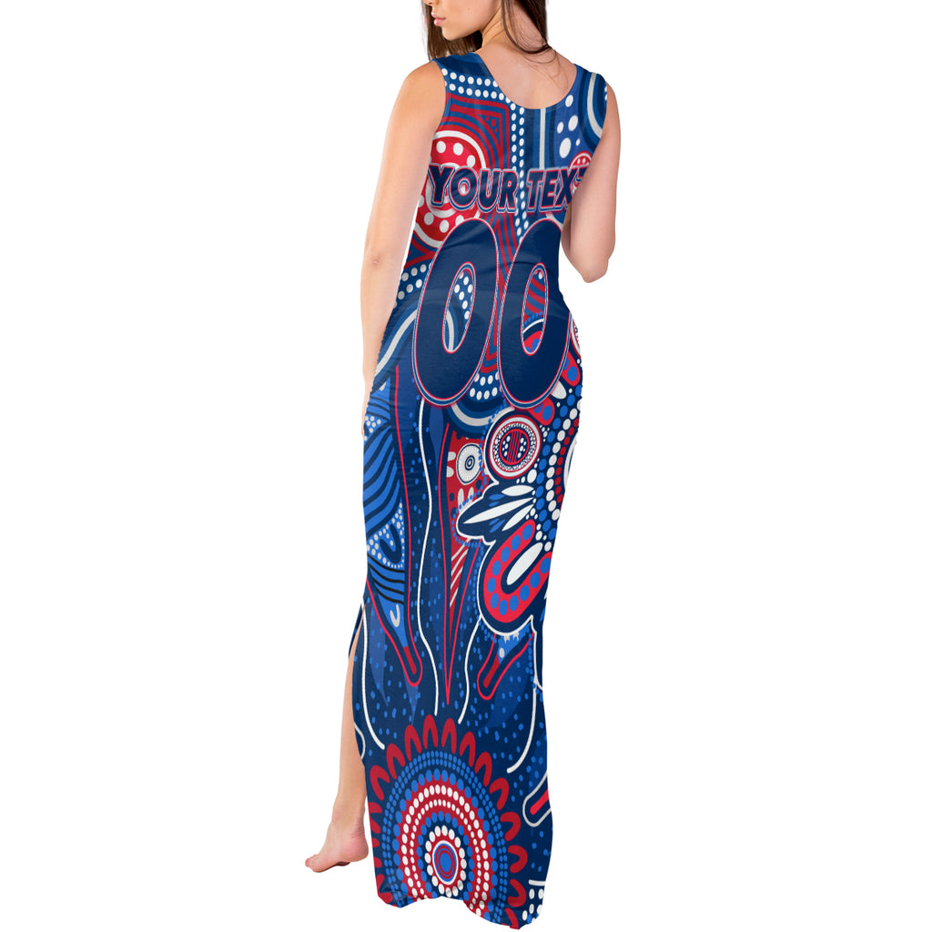 Personalised Bulldogs NAIDOC Week 2024 Tank Maxi Dress Aussie Aboriginal Art
