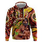 Custom Australia Father's Day Hoodie Aboriginal Father and Son