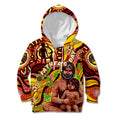 Custom Australia Father's Day Kid Hoodie Aboriginal Father and Son
