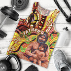 Custom Australia Father's Day Men Tank Top Aboriginal Father and Son