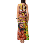Custom Australia Father's Day Tank Maxi Dress Aboriginal Father and Son