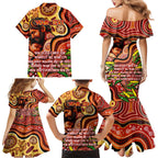 Custom Father's Day Australia Family Matching Mermaid Dress and Hawaiian Shirt Best Dad Ever Aboriginal Art