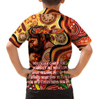 Custom Father's Day Australia Kid Hawaiian Shirt Best Dad Ever Aboriginal Art