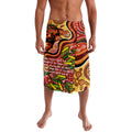 Custom Father's Day Australia Lavalava Best Dad Ever Aboriginal Art