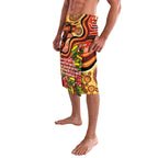 Custom Father's Day Australia Lavalava Best Dad Ever Aboriginal Art