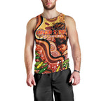 Custom Father's Day Australia Men Tank Top Best Dad Ever Aboriginal Art