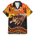 Personalised Happy Father's Day Family Matching Mermaid Dress and Hawaiian Shirt Best Dad Australia Aboriginal
