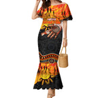 Personalised Happy Father's Day Mermaid Dress Best Dad Australia Aboriginal