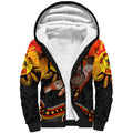 Personalised Happy Father's Day Sherpa Hoodie Best Dad Australia Aboriginal