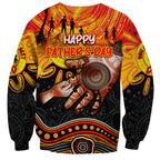 Personalised Happy Father's Day Sweatshirt Best Dad Australia Aboriginal