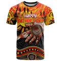 Personalised Happy Father's Day T Shirt Best Dad Australia Aboriginal