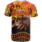 Personalised Happy Father's Day T Shirt Best Dad Australia Aboriginal