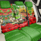 Personalised Mascot Raiders ANZAC Back Car Seat Cover Lest We Forget