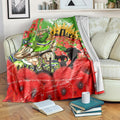 Personalised Mascot Raiders ANZAC Blanket Lest We Forget