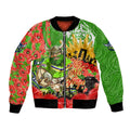 Personalised Mascot Raiders ANZAC Bomber Jacket Lest We Forget