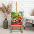 Personalised Mascot Raiders ANZAC Canvas Wall Art Lest We Forget