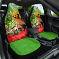 Personalised Mascot Raiders ANZAC Car Seat Cover Lest We Forget