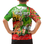 Personalised Mascot Raiders ANZAC Hawaiian Shirt Lest We Forget