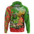 Personalised Mascot Raiders ANZAC Hoodie Lest We Forget