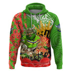 Personalised Mascot Raiders ANZAC Hoodie Lest We Forget