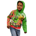 Personalised Mascot Raiders ANZAC Kid Hoodie Lest We Forget