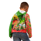 Personalised Mascot Raiders ANZAC Kid Hoodie Lest We Forget